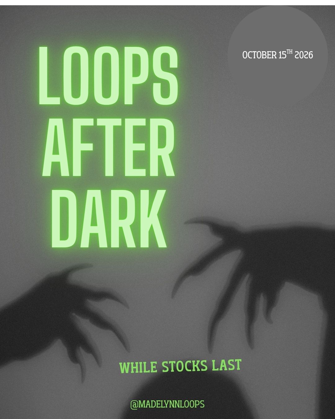 Loops After Dark launches October 15th, 2026